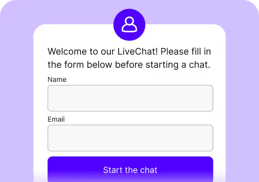 Pre-chat survey is one of the areas available in the customer details tab inside the Chats section of the LiveChat® agent app. It's where you see the information provided in the pre-chat survey.
