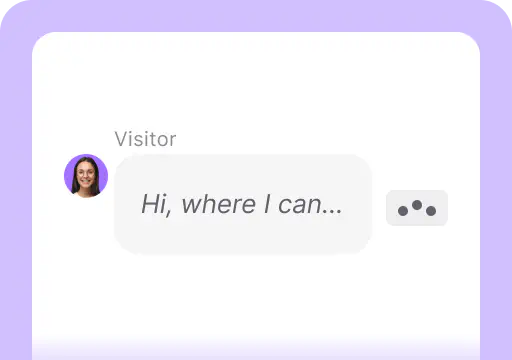 Message sneak-peek is one of the areas available in the chat feed inside the LiveChat® agent app. It lets you see what the customer is typing at a given moment.